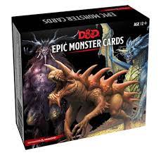 D&D 5th Monster Cards Epic Monsters