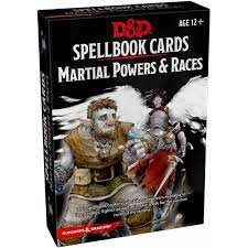 D&D 5th Spell Deck Martial Power & Races