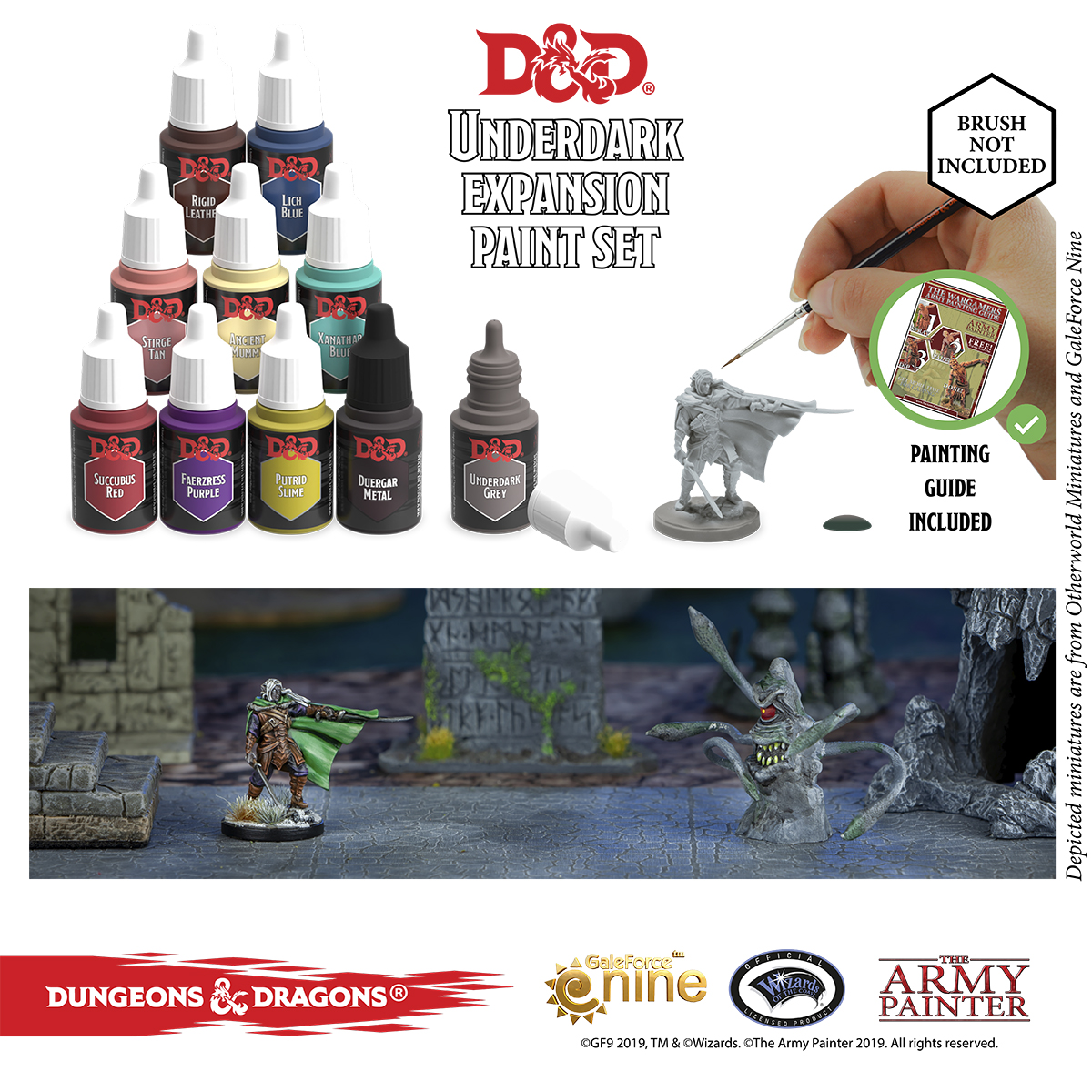 D&D Underdark Paint Set