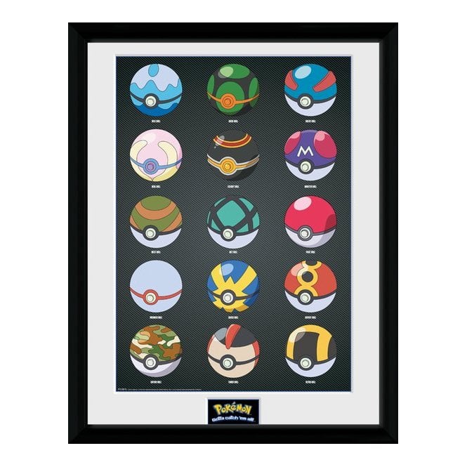 Pokémon Pokeballs Plakat