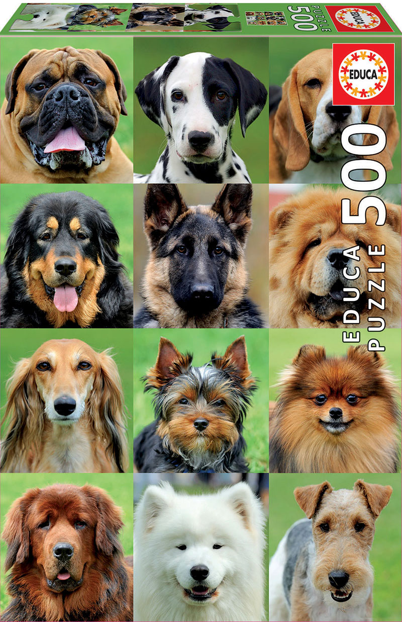 Pusle "Dog collage" 500 tk