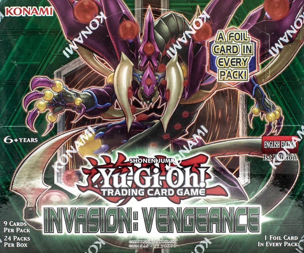 Yu-Gi-Oh Invasion Vengeance Booster