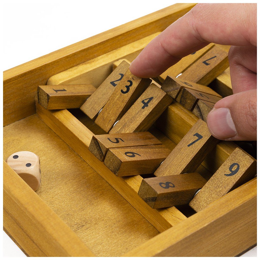 Wooden Games Workshp "Shut the Box"