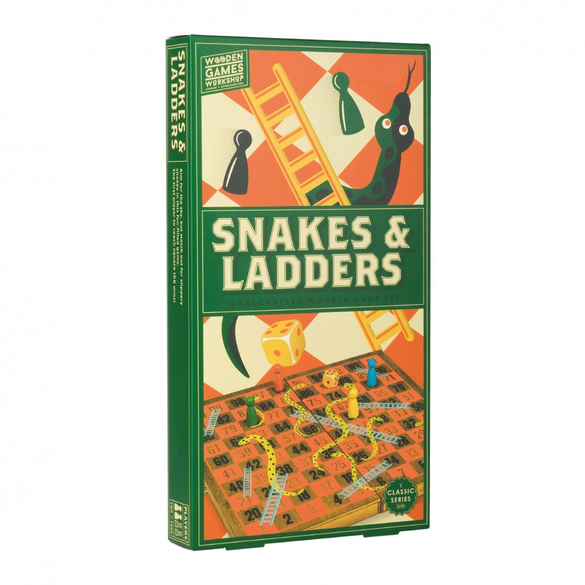 Wooden Games Workshop "Snakes & Ladders"
