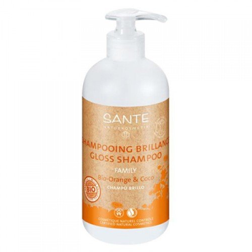 Bio apelsini ja kookose läike šampoon Sante, 500 ml