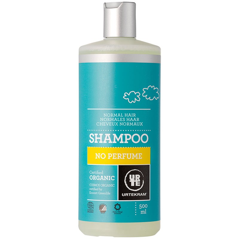 Parfüümivaba šampoon normaalsetele juustele Urtekram, 500 ml