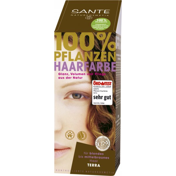 Pure Herbal juuksevärv terra 100g Sante