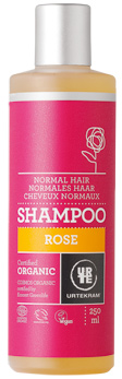 Roosi šampoon normaalsetele juustele Urtekram, 250 ml
