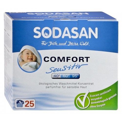 Pesupulber comfort-sensitiv Sodasan, 1,2 kg
